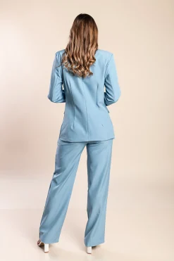 Completo giacca e pantaloni eleganti, blu