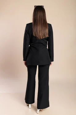 Completo giacca e pantaloni eleganti, nero