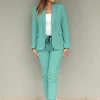 Completo giacca pantalone elegante Estrena, menta