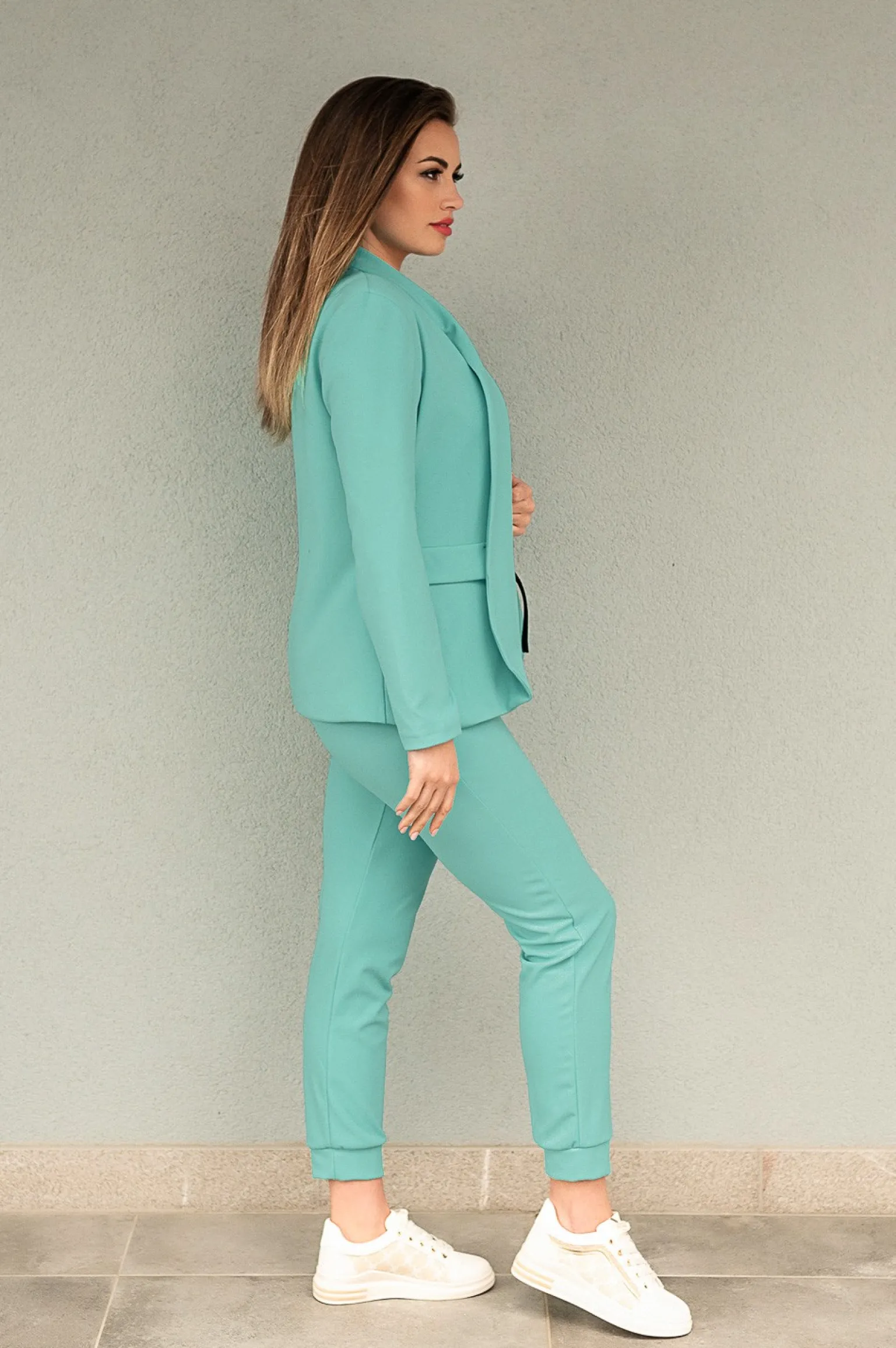 Completo giacca pantalone elegante Estrena, menta