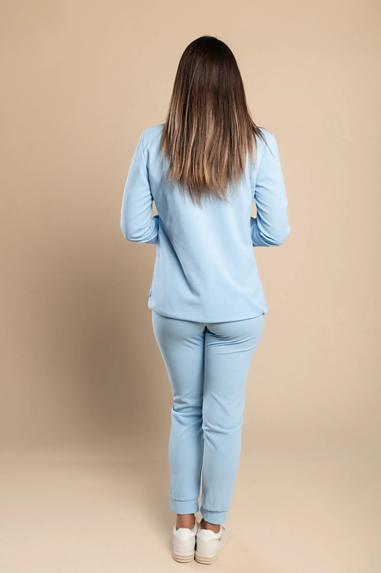 Completo giacca pantalone elegante Estrena, azzurro