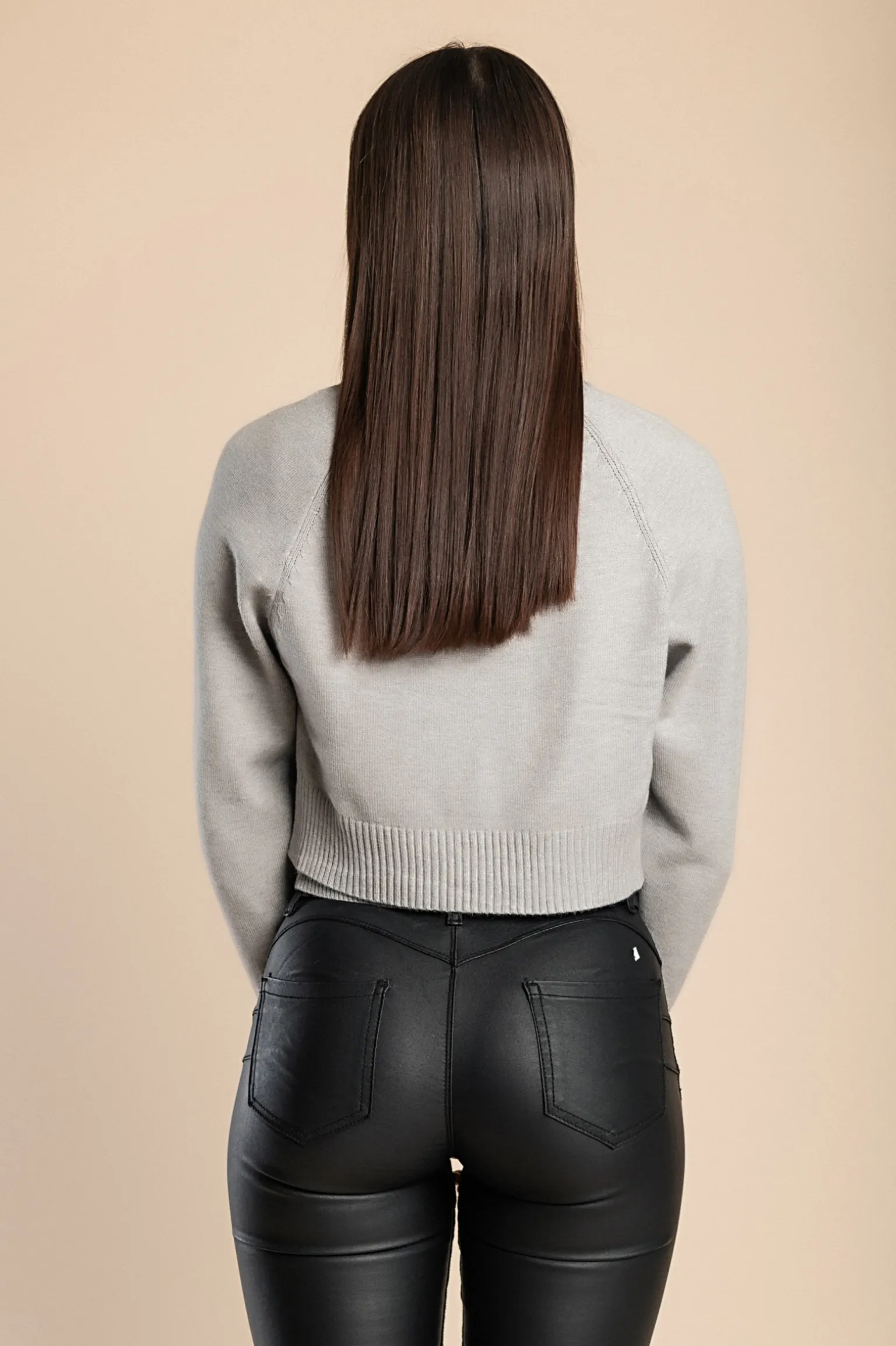 Completo maglione e canotta, grigio