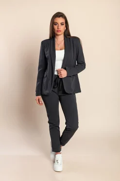 Completo pantalone e blazer elegante Estrena, grigio