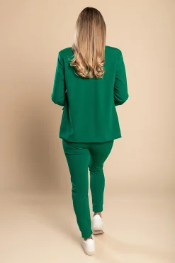 Completo pantalone e blazer elegante Estrena, verde chiaro