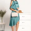 Elegante abito midi con cut-out Thiena, Menta