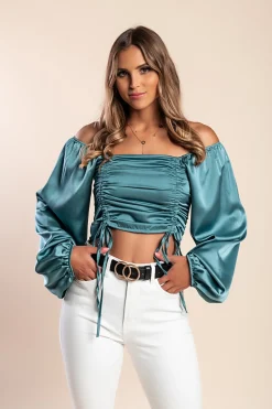 Elegante Crop Top Livenza, Menta