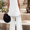 Elegante set da 2 pezzi, bianco