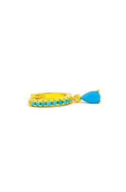 Elegante set di orecchini, ART875, colore oro