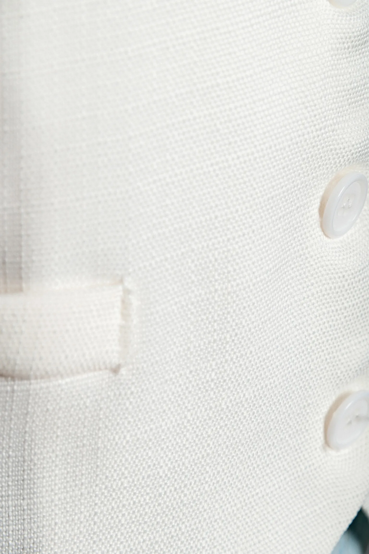 Gilet elegante con bottoni, bianco