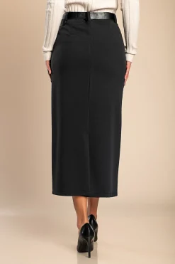 Gonna midi elegante, nera