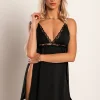 Intimo in pizzo Zapata, nero