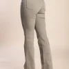 Jeans a zampa d'elefante, grigio