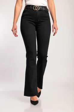 Jeans a zampa d'elefante, neri