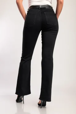 Jeans a zampa d'elefante, neri