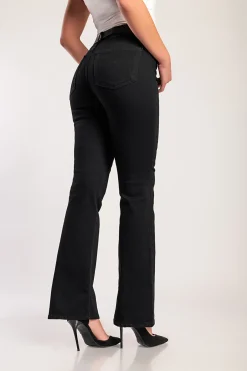 Jeans a zampa d'elefante, neri