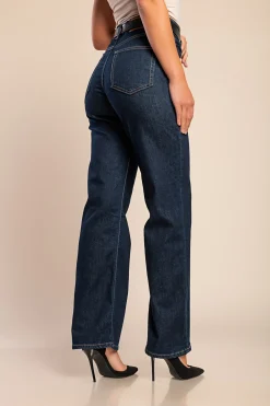 Jeans dritti, blu scuro
