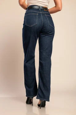 Jeans dritti, blu scuro