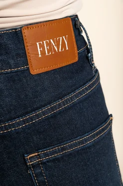 Jeans dritti, blu scuro