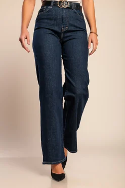Jeans dritti, blu scuro