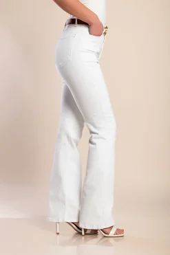 Jeans svasati, bianchi