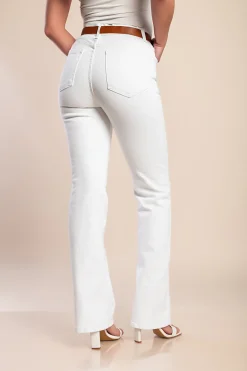 Jeans svasati, bianchi