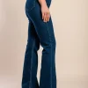 Jeans svasati, blu