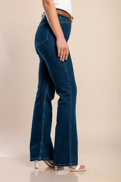 Jeans svasati, blu