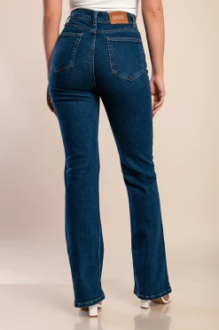 Jeans svasati, blu