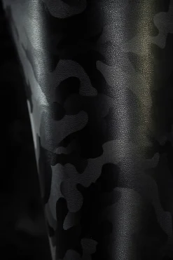 Leggings con fodera e vita ampia, nero