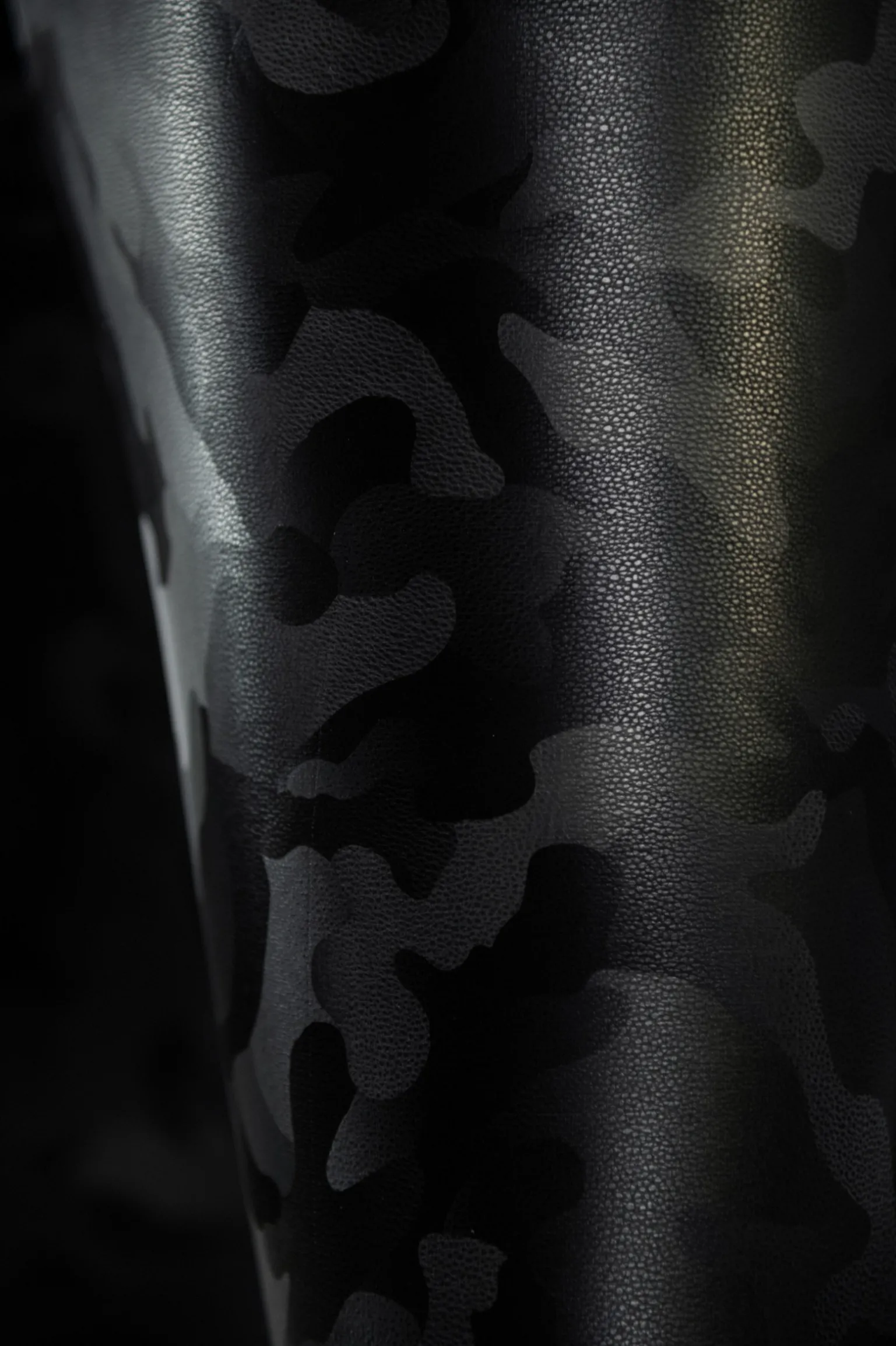 Leggings con fodera e vita ampia, nero