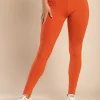 Leggings sportivi superelastici "ACTWER" arancione