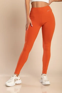 Leggings sportivi superelastici "ACTWER" arancione