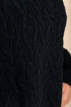 Maglia dolcevita, nera