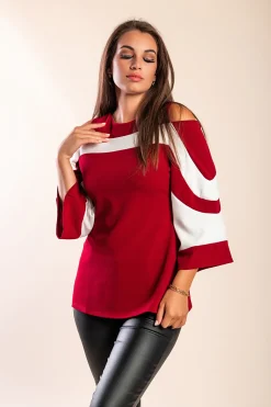Maglietta con le maniche a campana Ninita, bordo