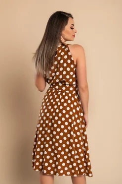 MIDI VESTITO A POIS MOULISHA