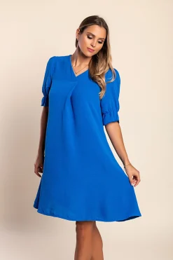 Mini abito ampio, blu