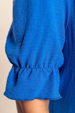 Mini abito ampio, blu