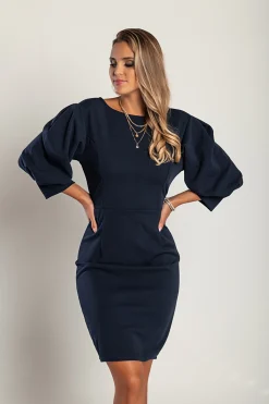 Mini abito elegante Varsavia, blu scuro
