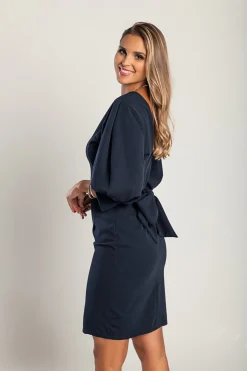 Mini abito elegante Varsavia, blu scuro