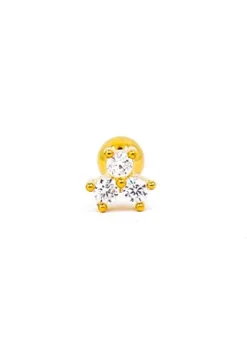 Mini orecchino elegante, ART969, colore oro