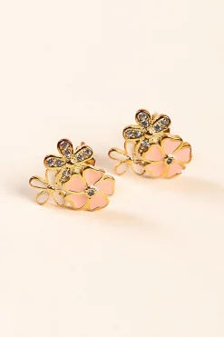 Mini orecchino elegante, ART861, colore oro
