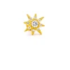 Mini orecchino elegante, colore oro