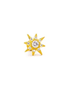 Mini orecchino elegante, colore oro