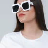 Occhiali da sole moda, ART2170, bianco