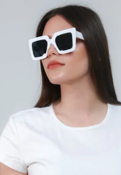 Occhiali da sole moda, ART2170, bianco