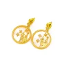 Orecchini rotondi, VIRGO, colore oro