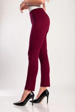 Pantaloni eleganti, bordeaux