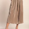 Pantaloni eleganti con pieghe, beige