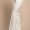 Pantaloni eleganti dal taglio dritto, beige