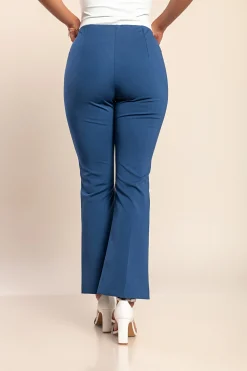Pantaloni eleganti in cotone, blu
